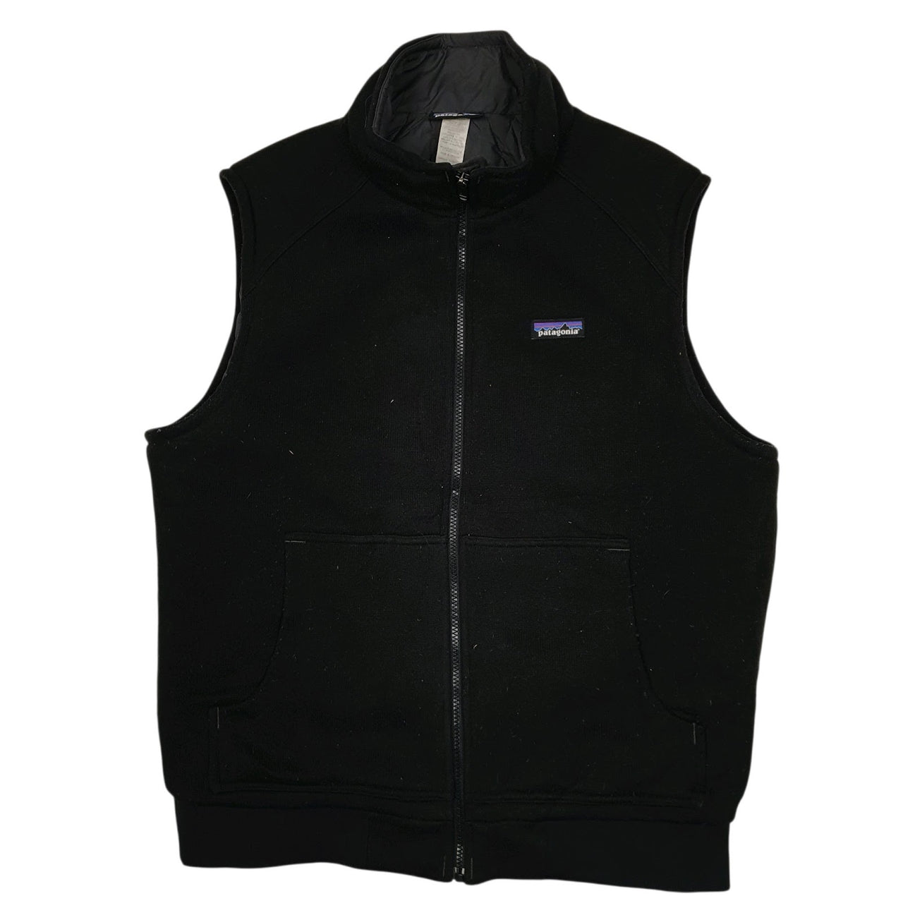 Mens Black Patagonia Quilt Lined Better Sweater Vest Bodywarmer  Coat