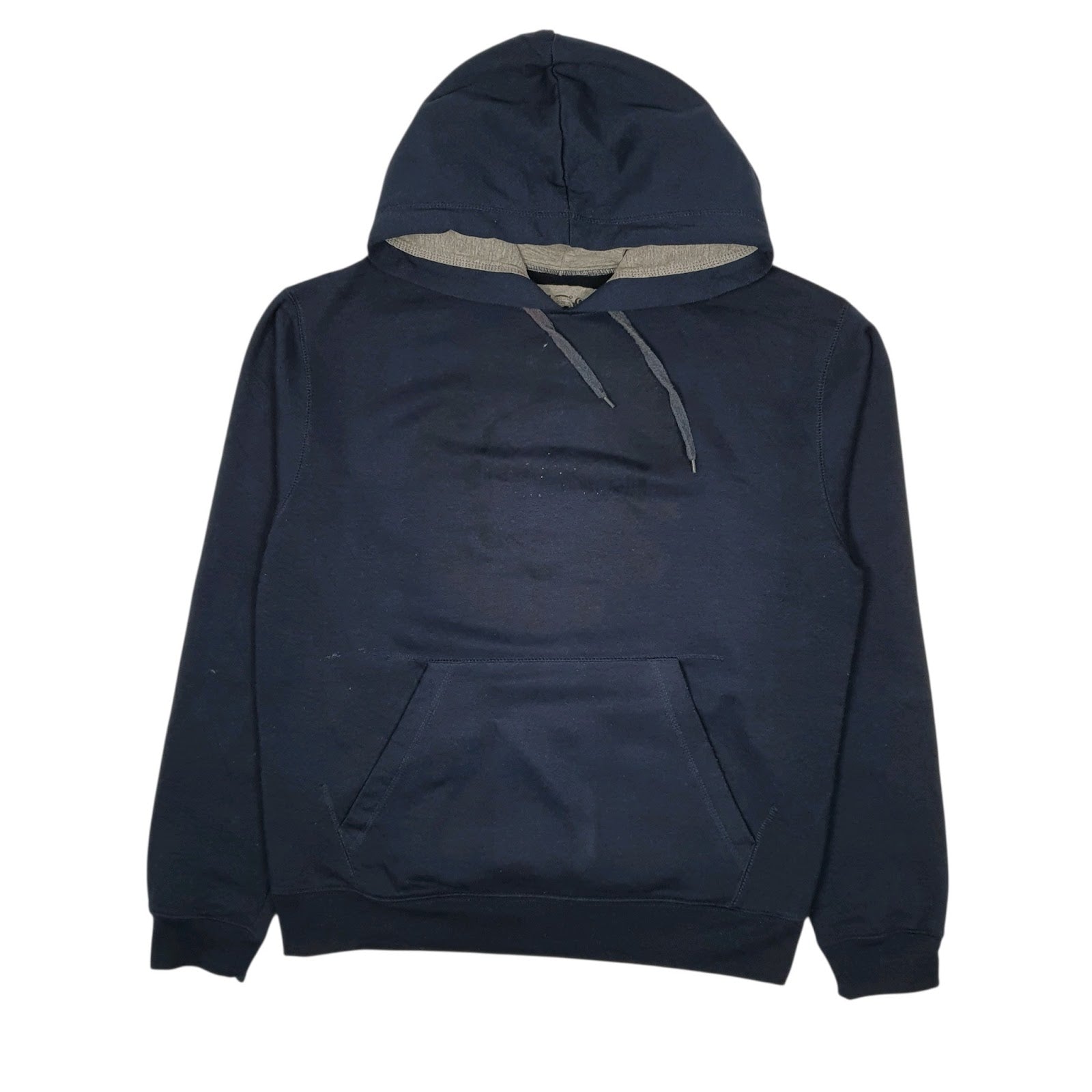 Mens Navy Basic Line  Hoodie Jumper