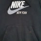 Mens Grey Nike Spellout Hoodie Jumper
