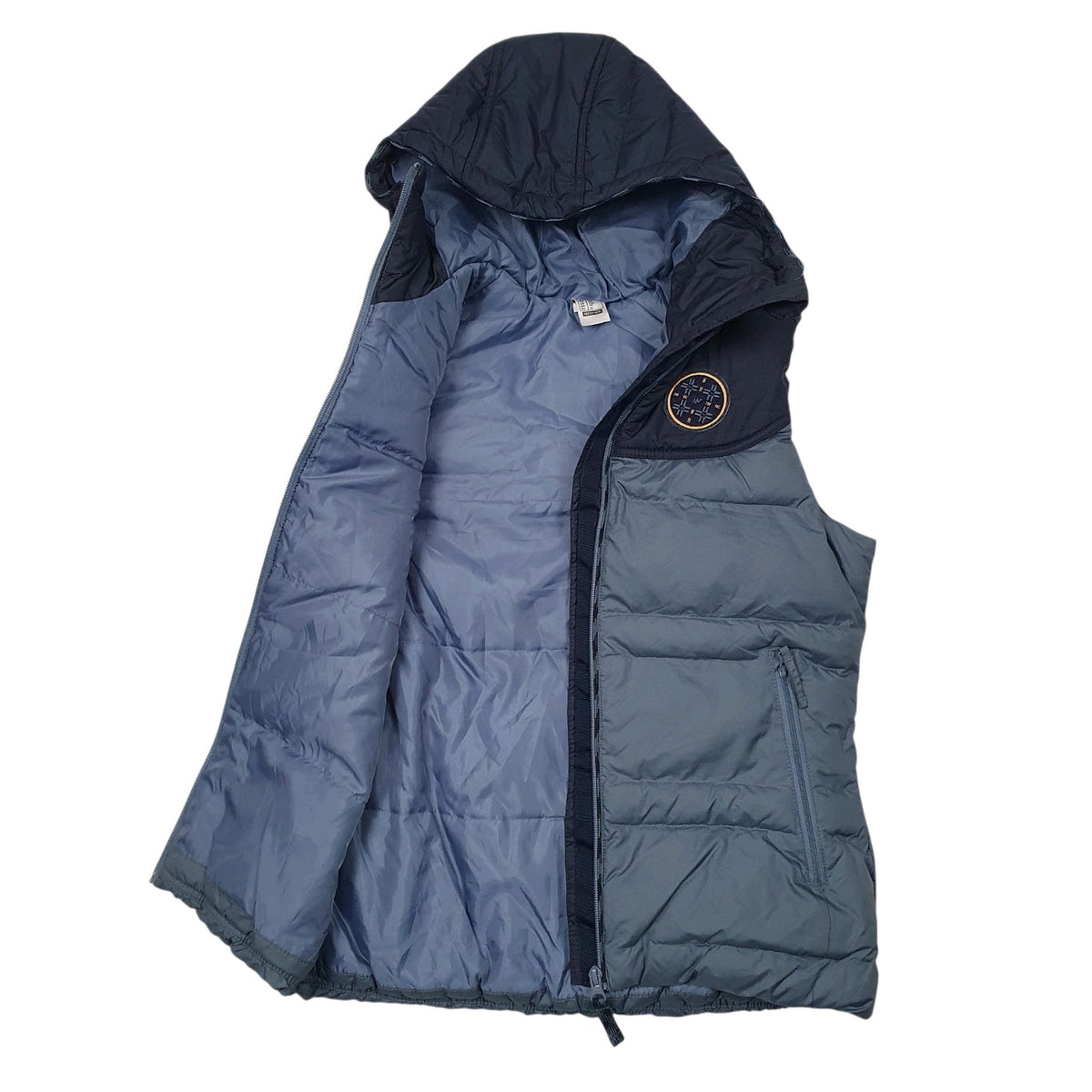 Womens Blue Decathlon Puffer  Coat