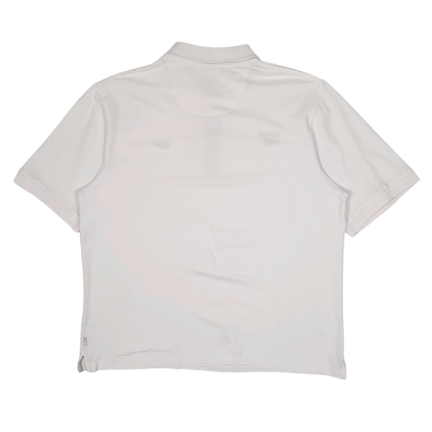 Mens White Nike Dri Fit Golf Monaco Olympics Hoodie Polo Shirt