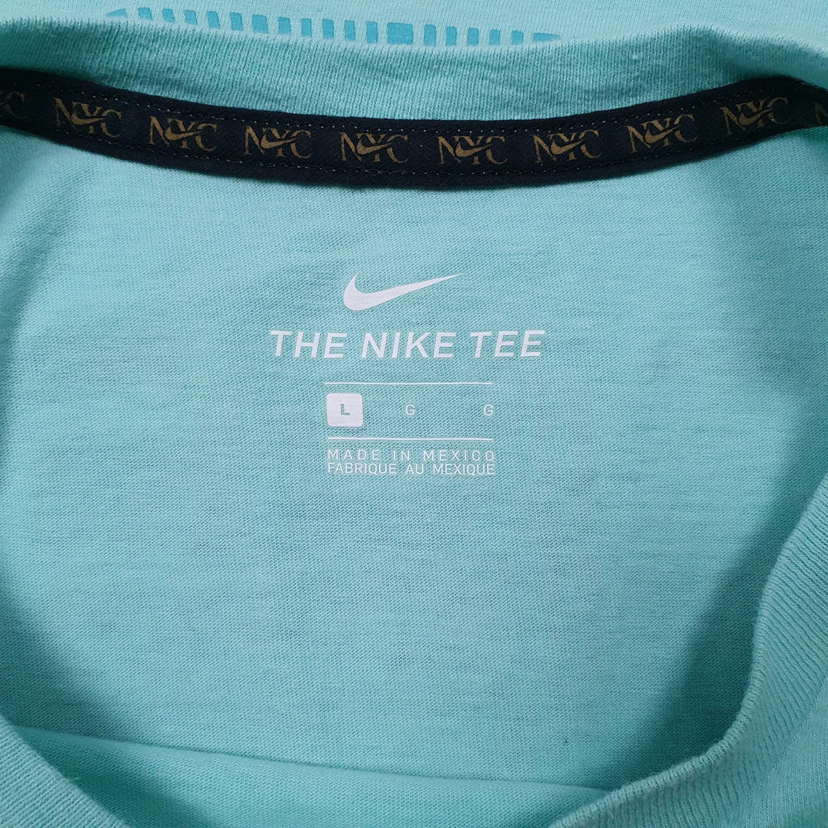 Mens Blue Nike NYC  T Shirt