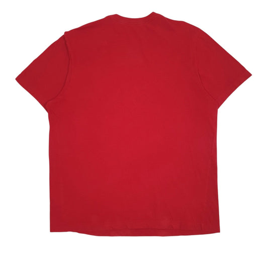 Mens Red Nike Air Jordan   T Shirt