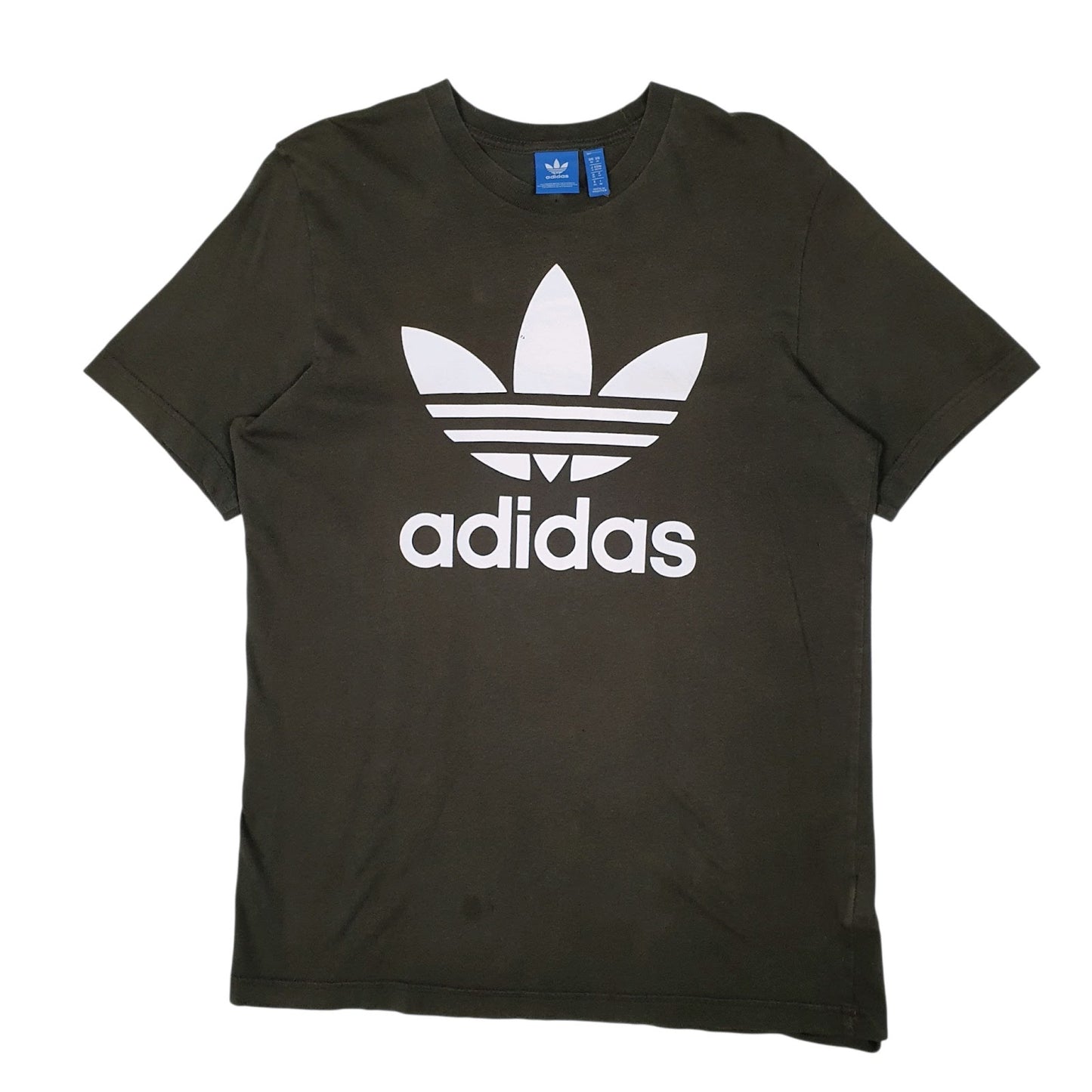 Mens Green Adidas  Short Sleeve T Shirt