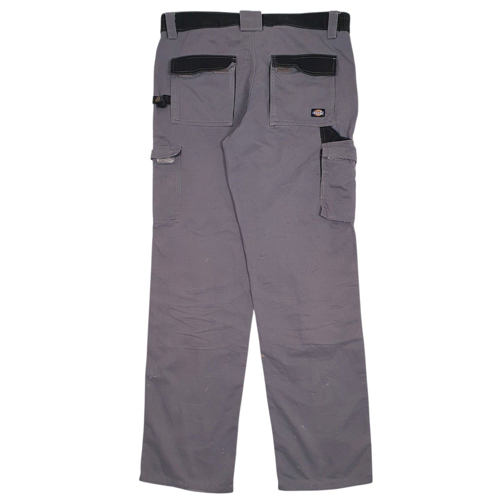 Mens Grey Dickies Workwear Double Knees  Trousers