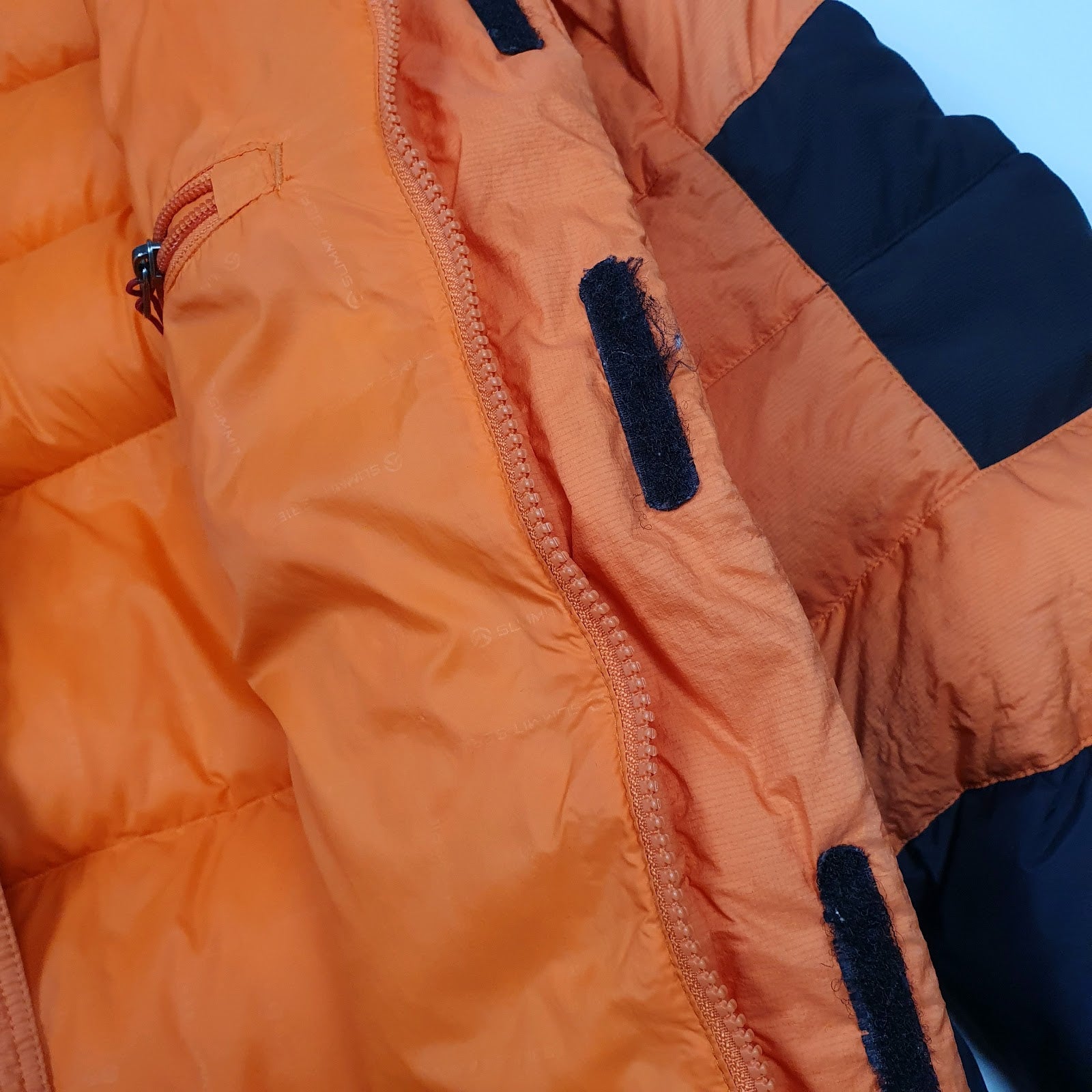 Mens Orange The North Face Summit Series Baltoro  Coat
