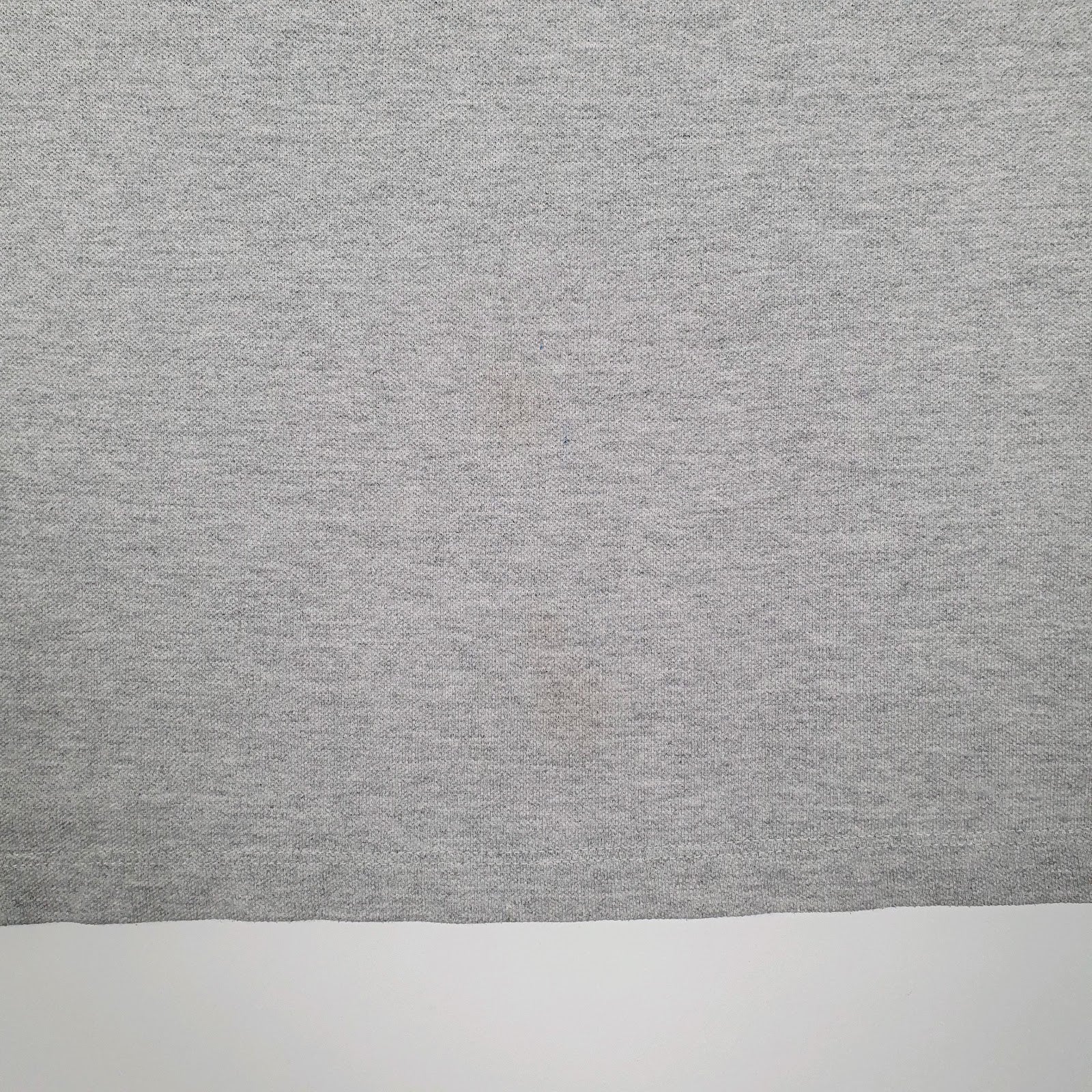 Mens Grey Fila  Hoodie Polo Shirt