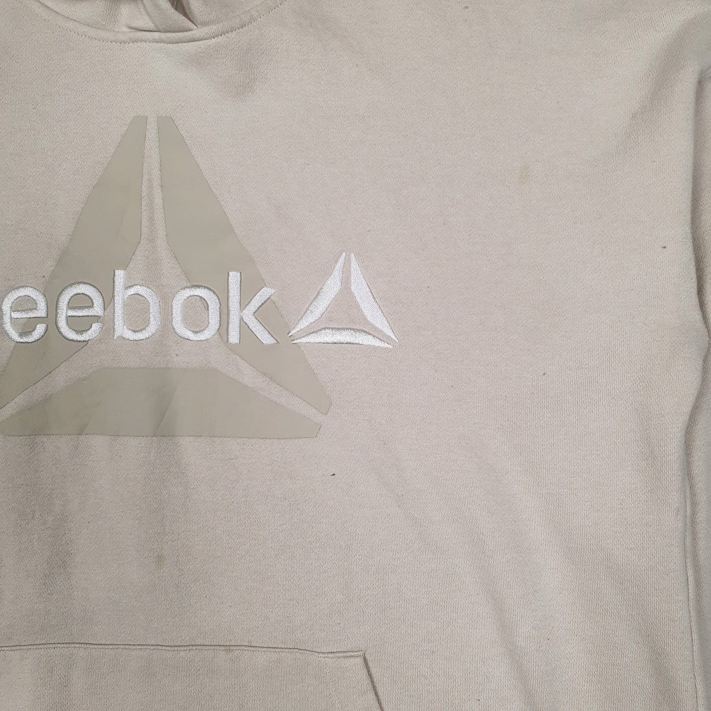 Mens Cream Reebok  Hoodie Jumper