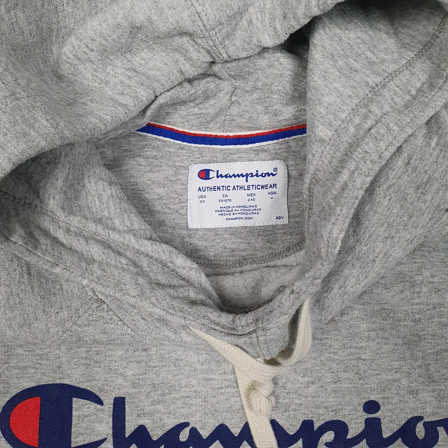 Womens Grey Champion  Hoodie Jumper