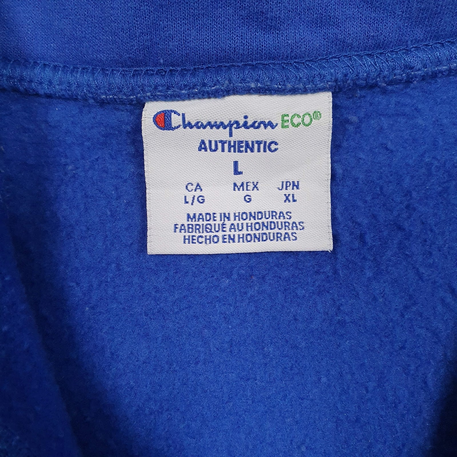Mens Blue Champion Hofstra University Quarter Zip Jumper