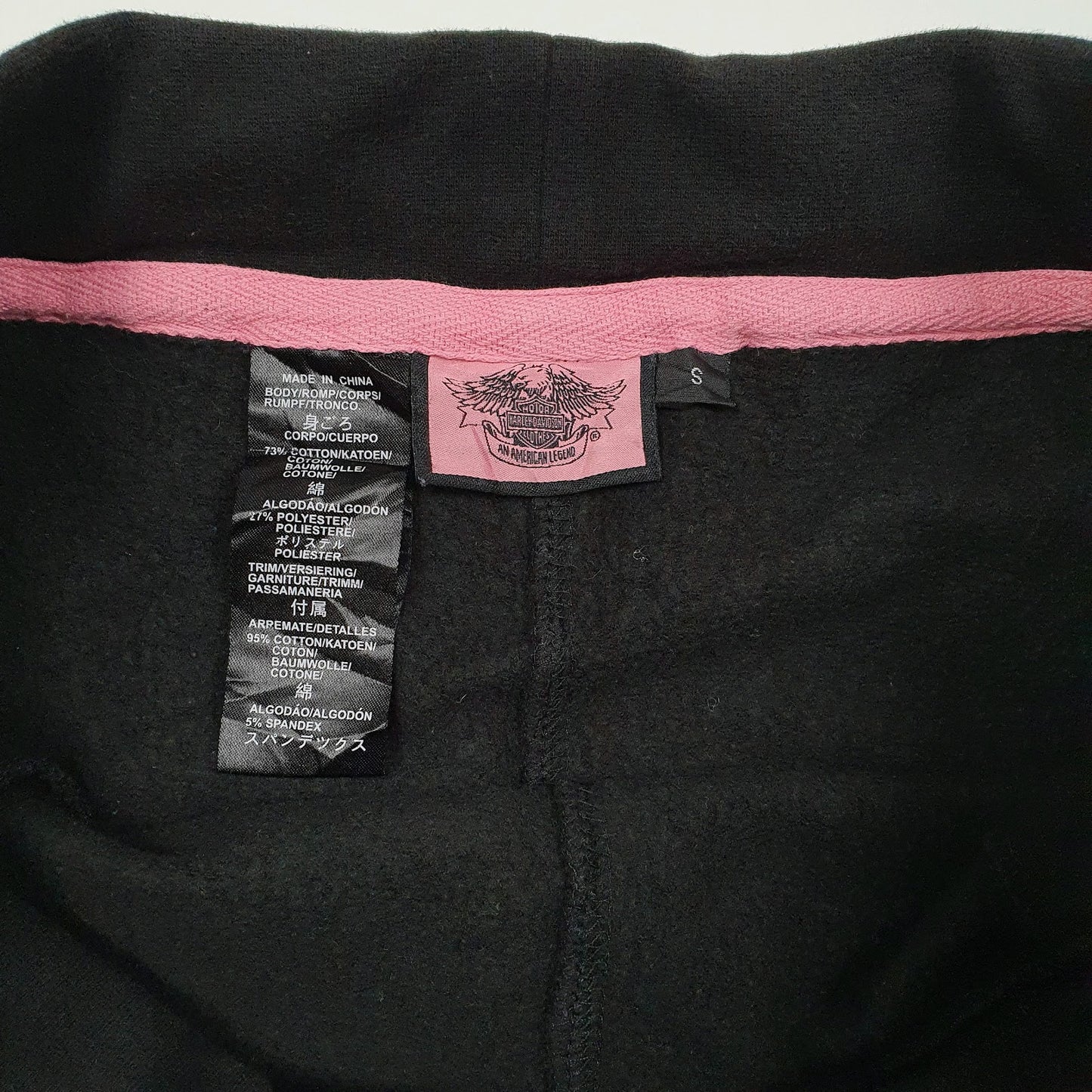 Womens Black Harley Davidson Motorcycles  Trousers