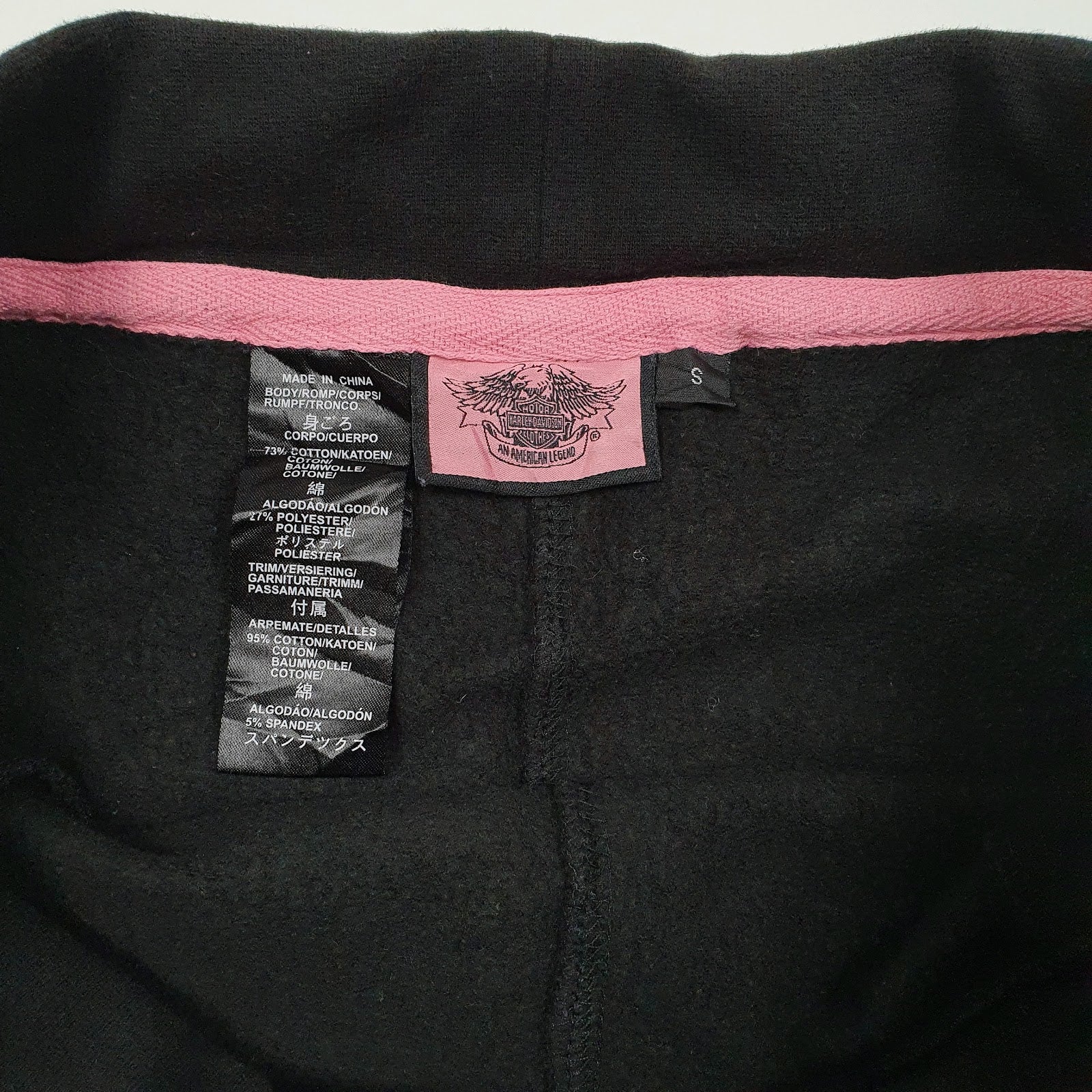 Womens Black Harley Davidson Motorcycles  Trousers