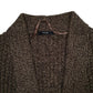 Womens Brown George Chunky Knit Throw Shoal Cardigan Jumper