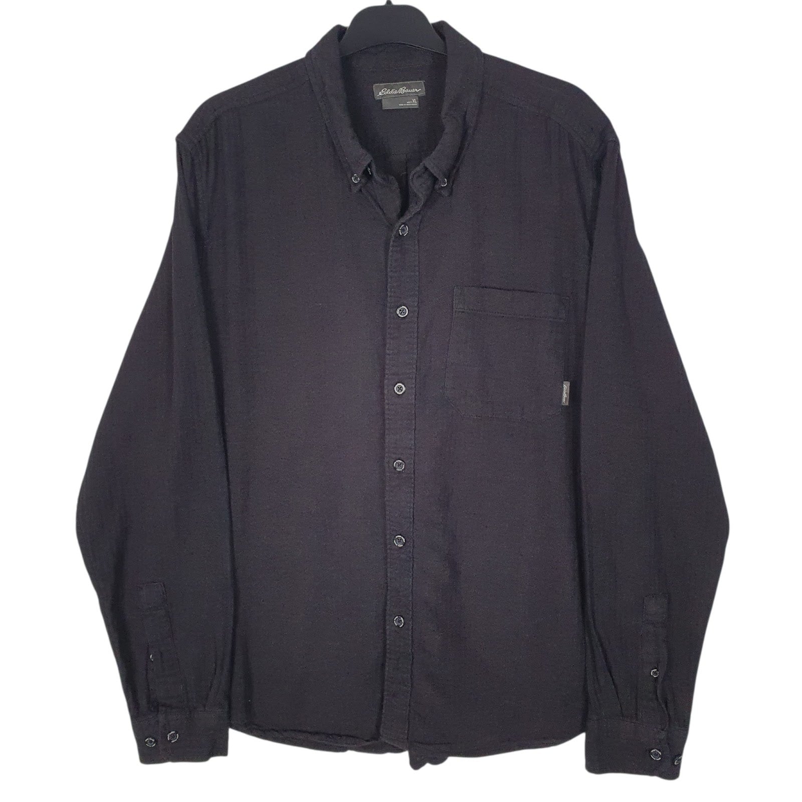 Mens Black Eddie Bauer  Long Sleeve Shirt