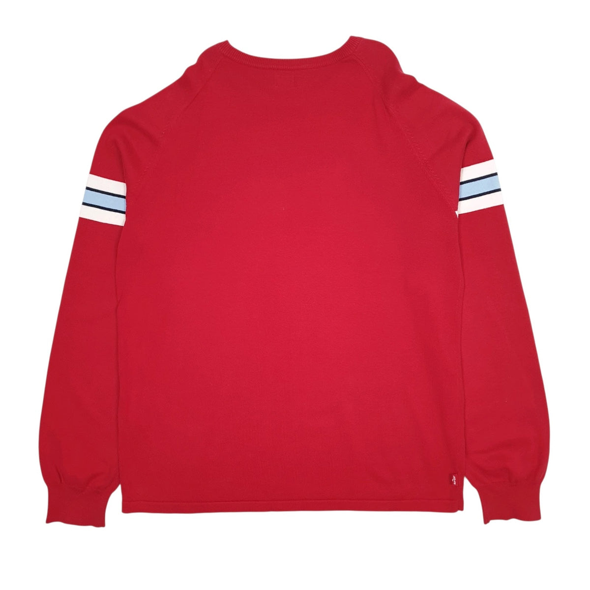Mens Red Levis Lightweight Crewneck Jumper