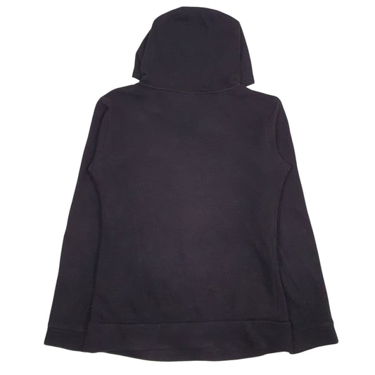 Womens Black Adidas Spellout Hoodie Jumper