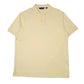 Mens Yellow Roundtree  Short Sleeve Polo Shirt