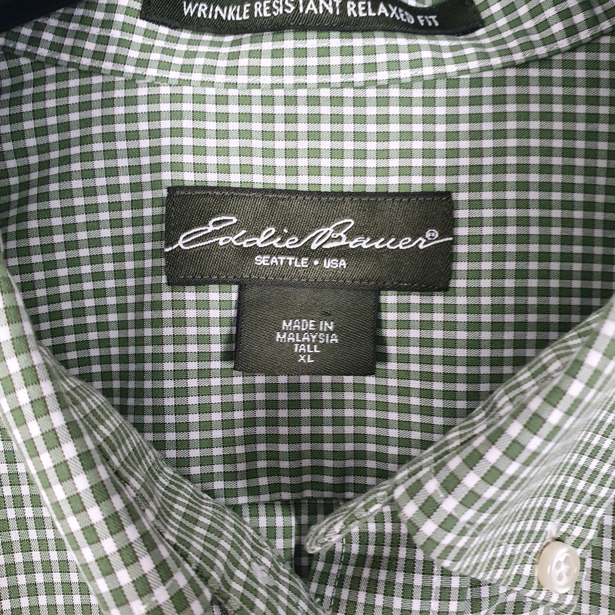 Mens Green Eddie Bauer   Shirt
