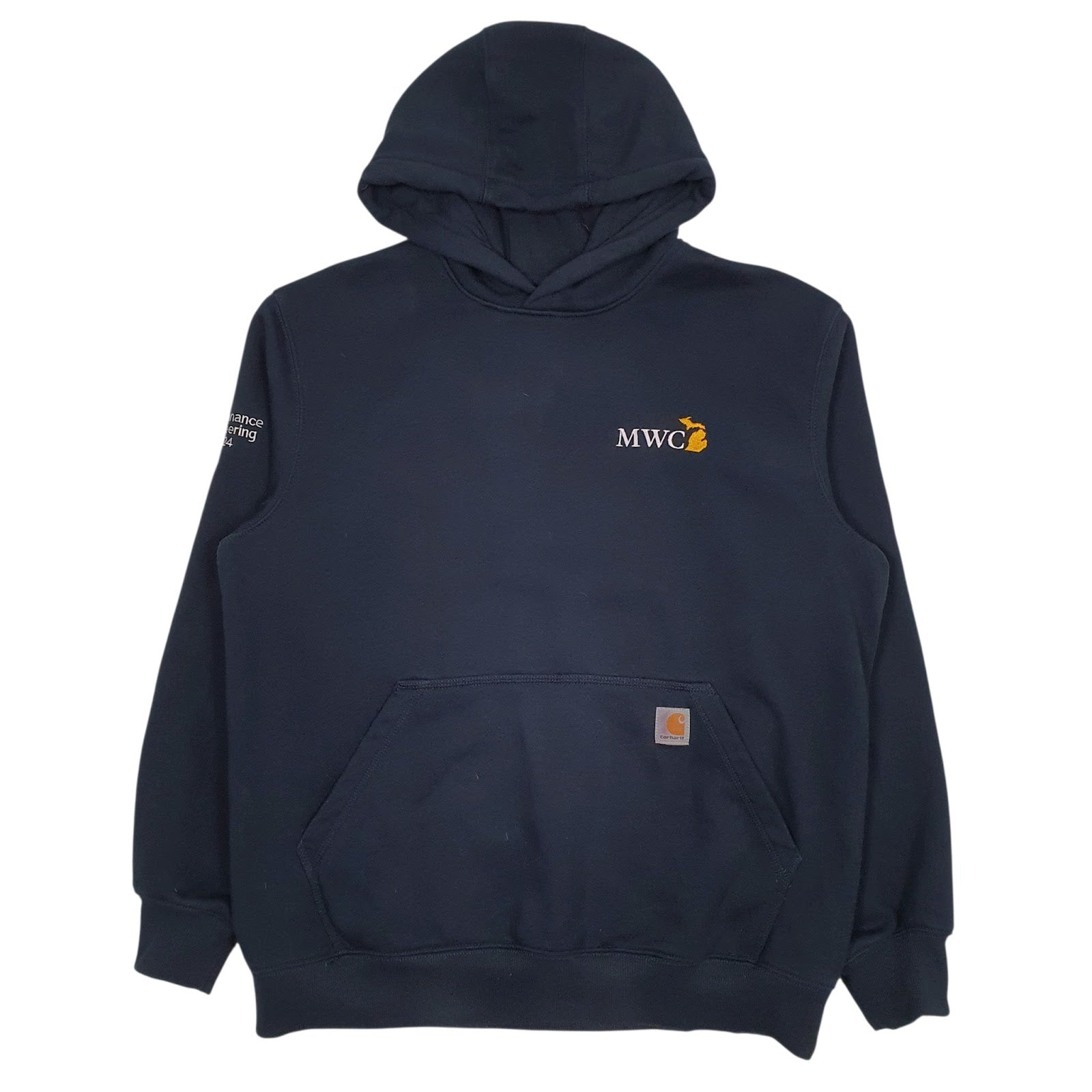Mens Navy Carhartt  Hoodie Jumper