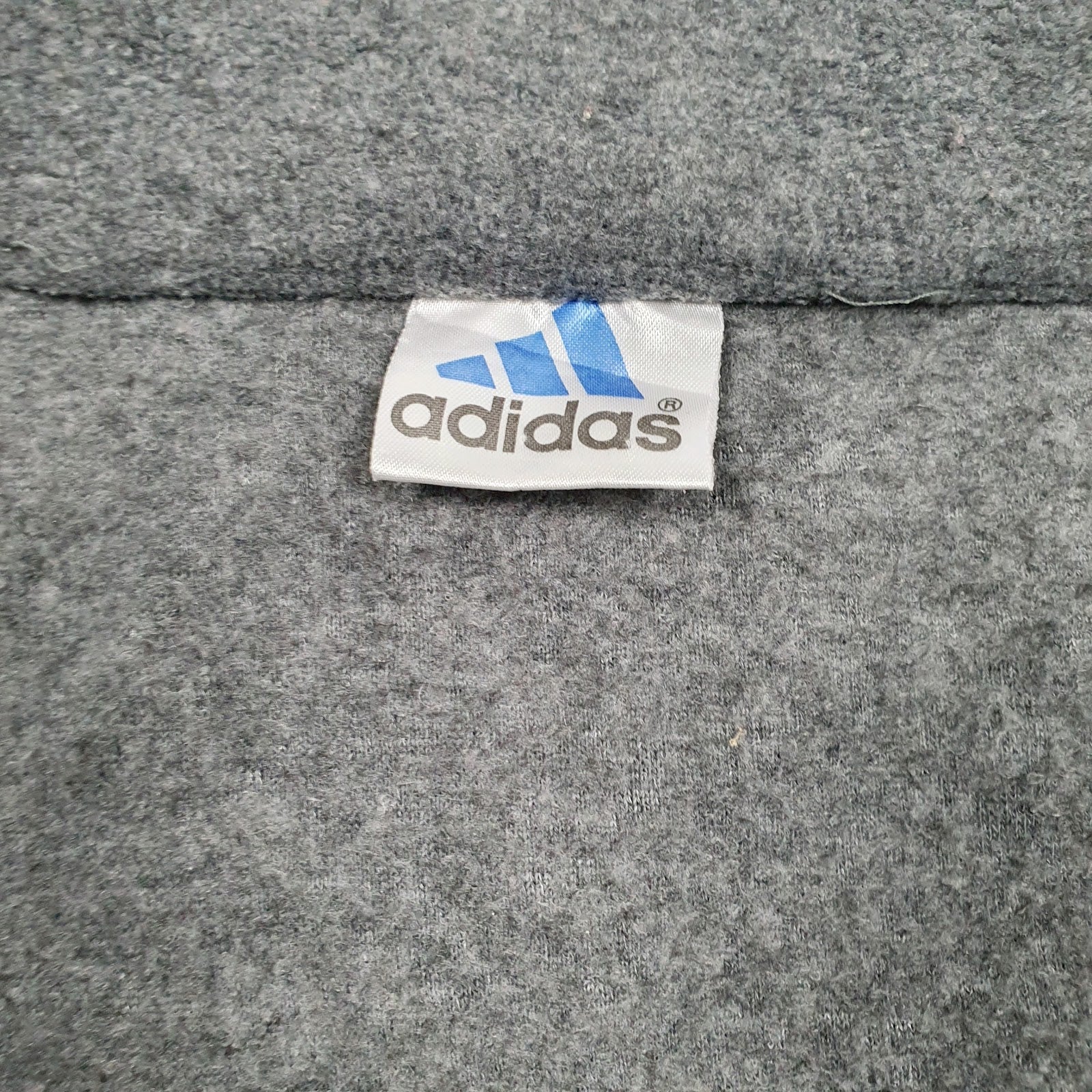 Womens Grey Adidas  Full Zip Jumper
