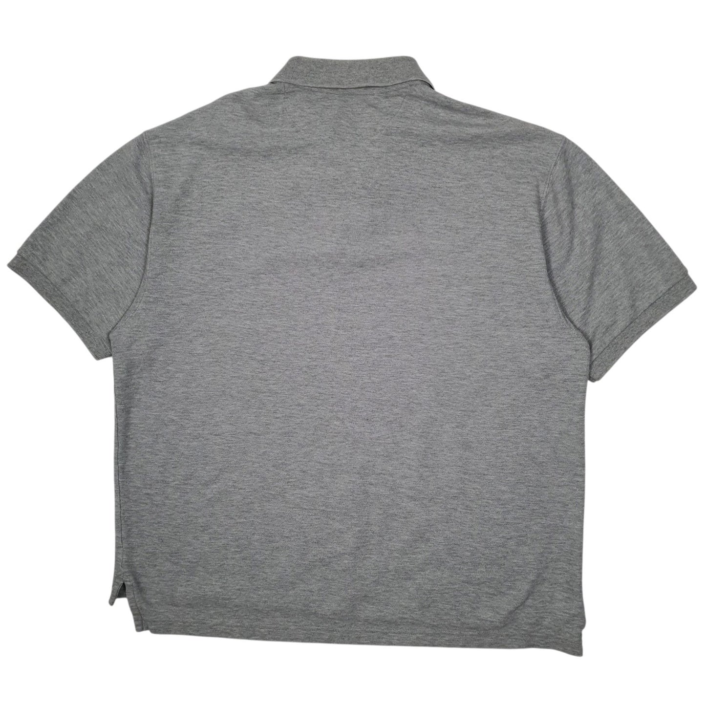 Mens Grey Ralph Lauren Vintage 90s Quarter Zip Polo Shirt