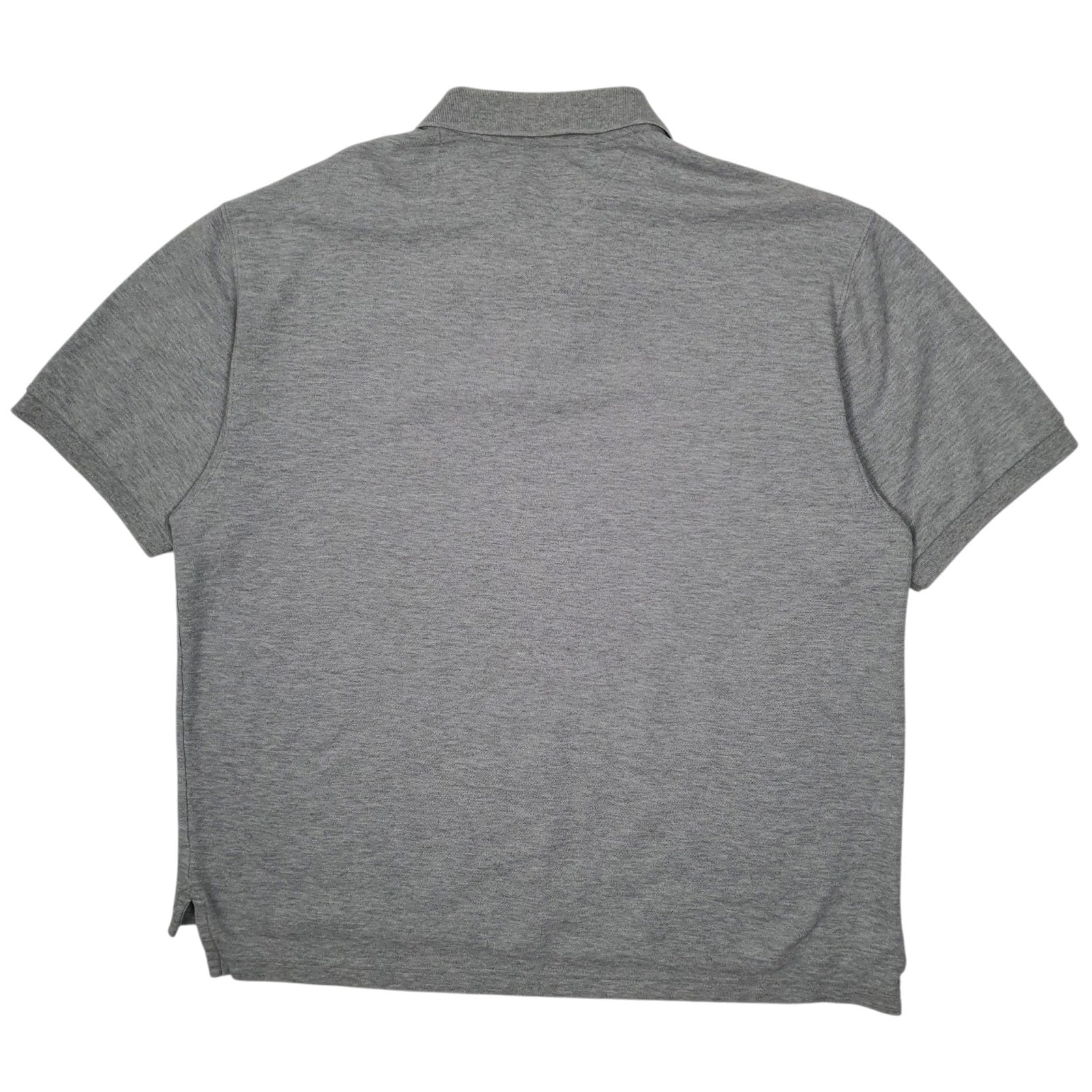 Mens Grey Ralph Lauren Vintage 90s Quarter Zip Polo Shirt