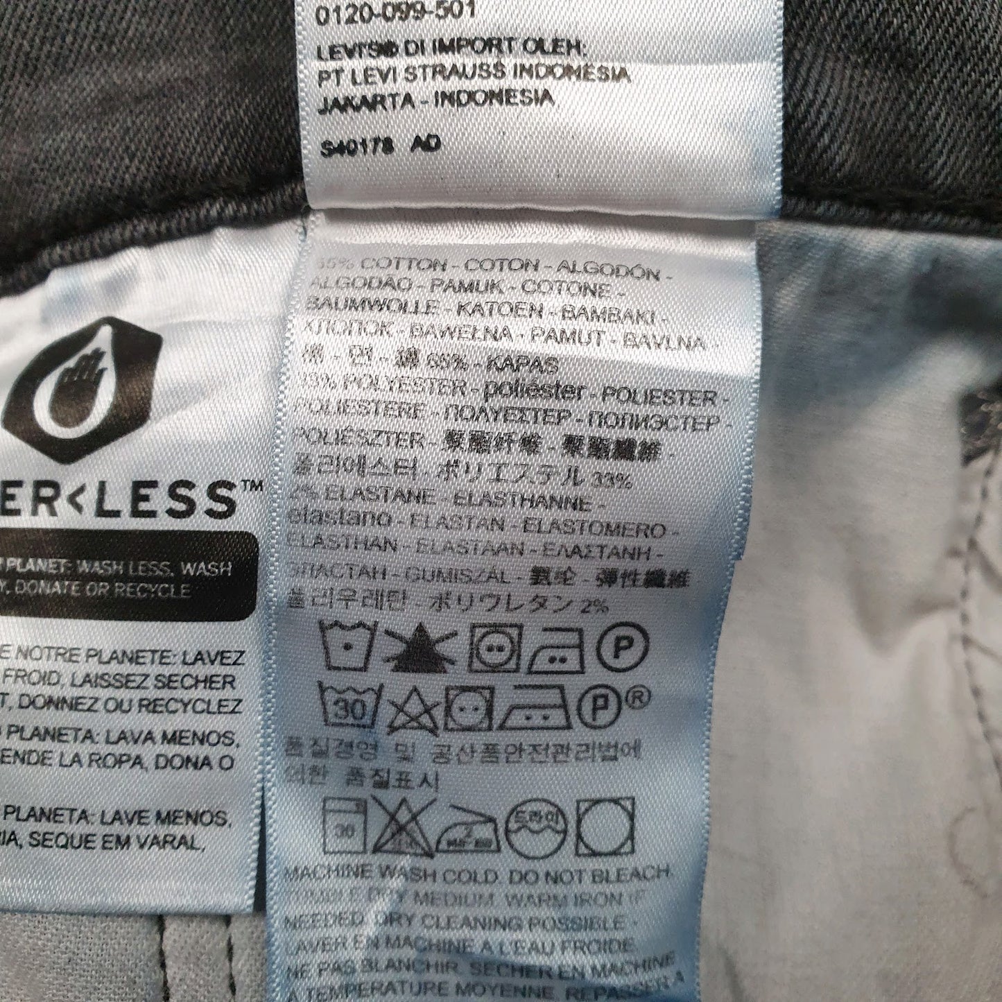 Mens Grey Levis   Jeans