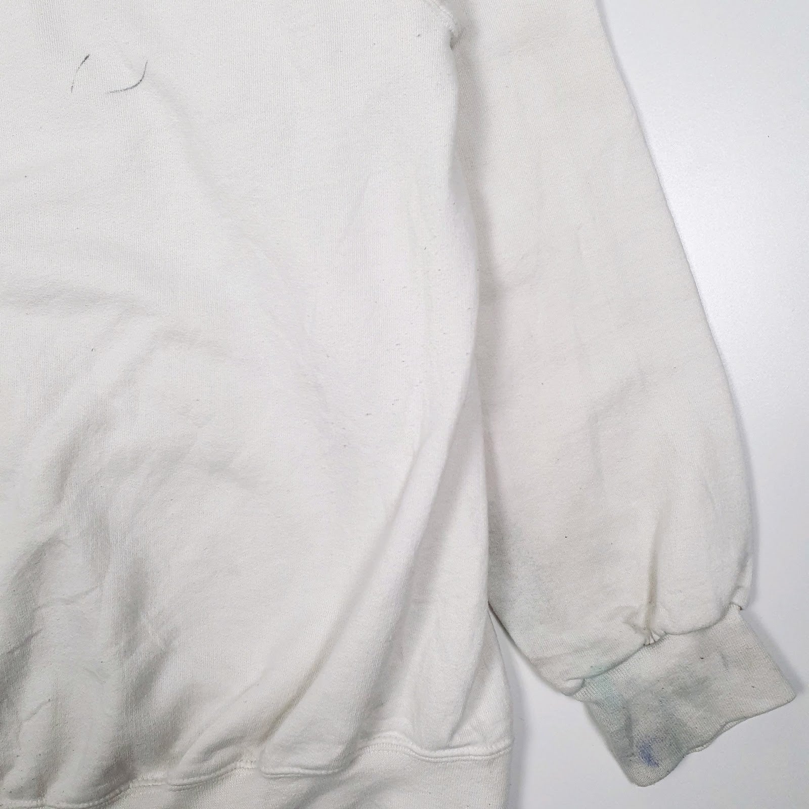 Mens White Champion  Hoodie Jumper