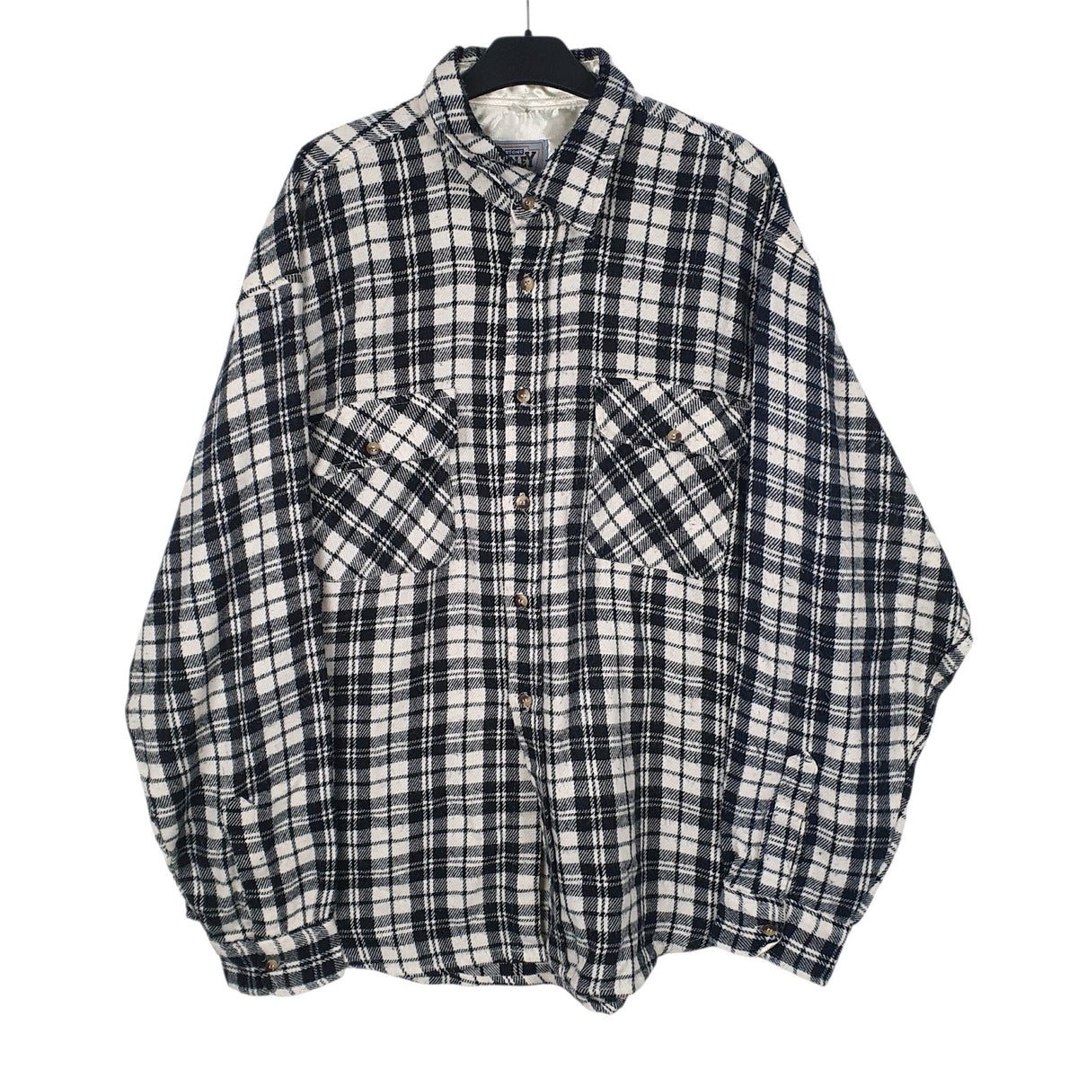 Mens Cream Stone Valley  Long Sleeve Shirt