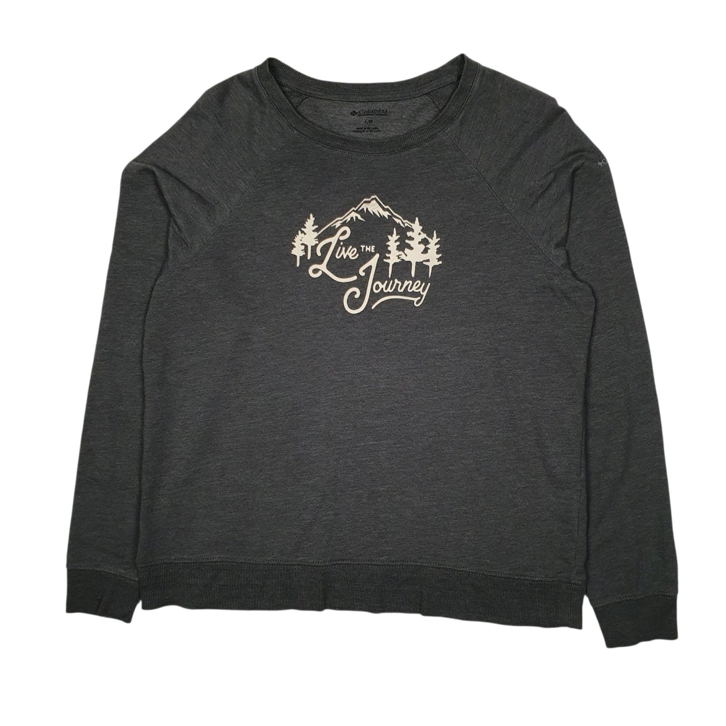 Womens Grey Columbia Sportswear Company  Crewneck Jumper