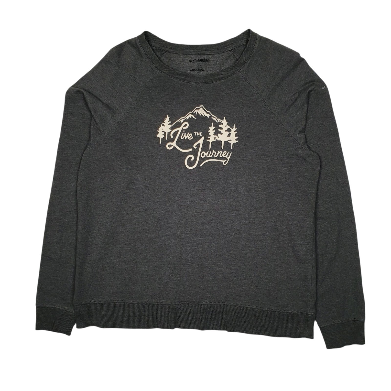 Womens Grey Columbia Sportswear Company  Crewneck Jumper