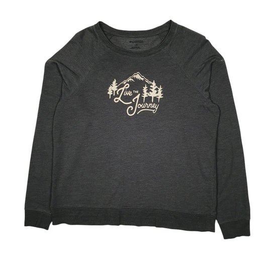 Womens Grey Columbia Sportswear Company  Crewneck Jumper