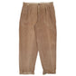 Mens Brown Nautica Pleated Corduroy Trousers