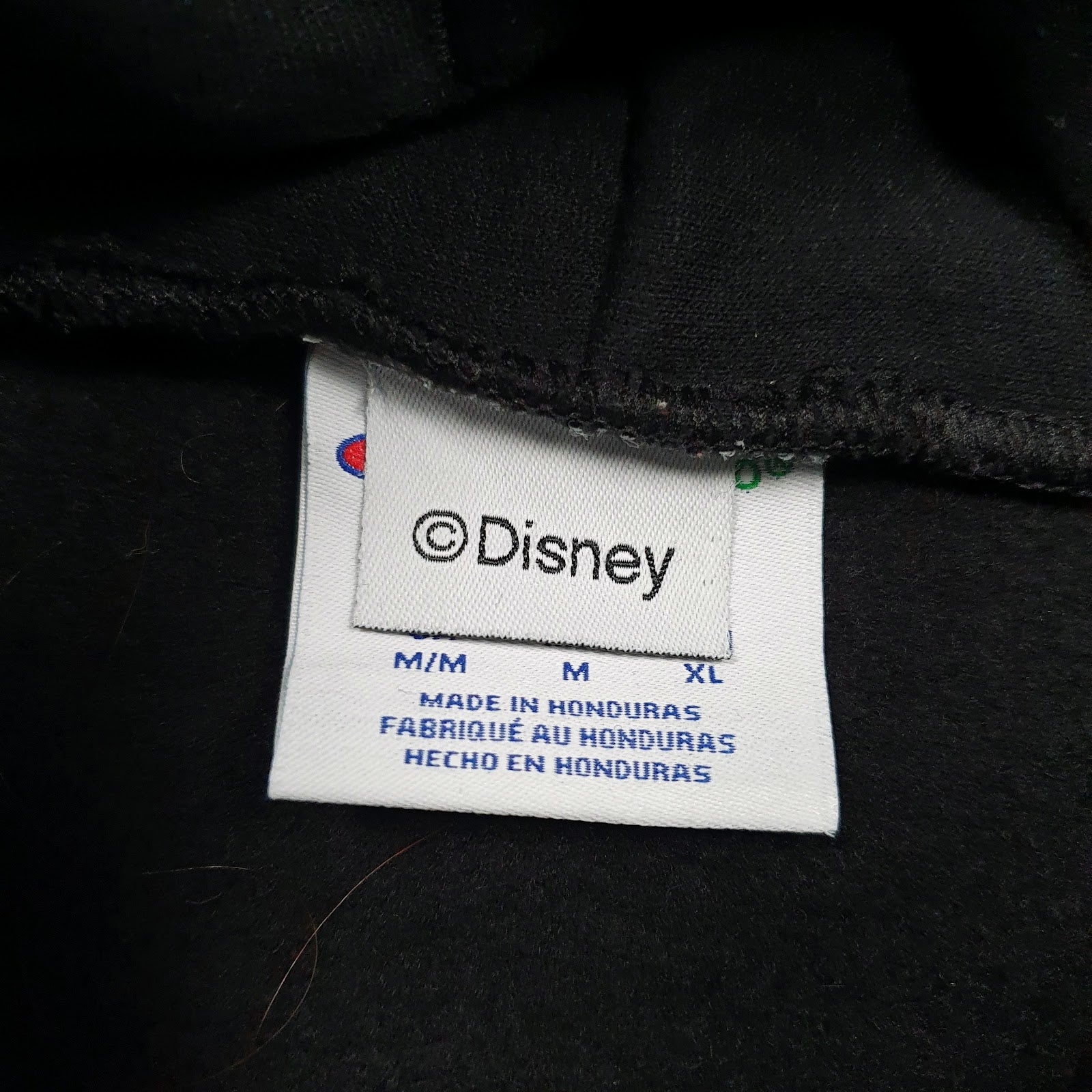 Mens Black Disney  Hoodie Jumper