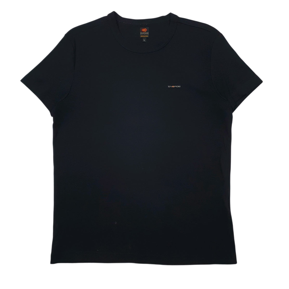 Mens Black Energie Active Wear Short Sleeve T Shirt