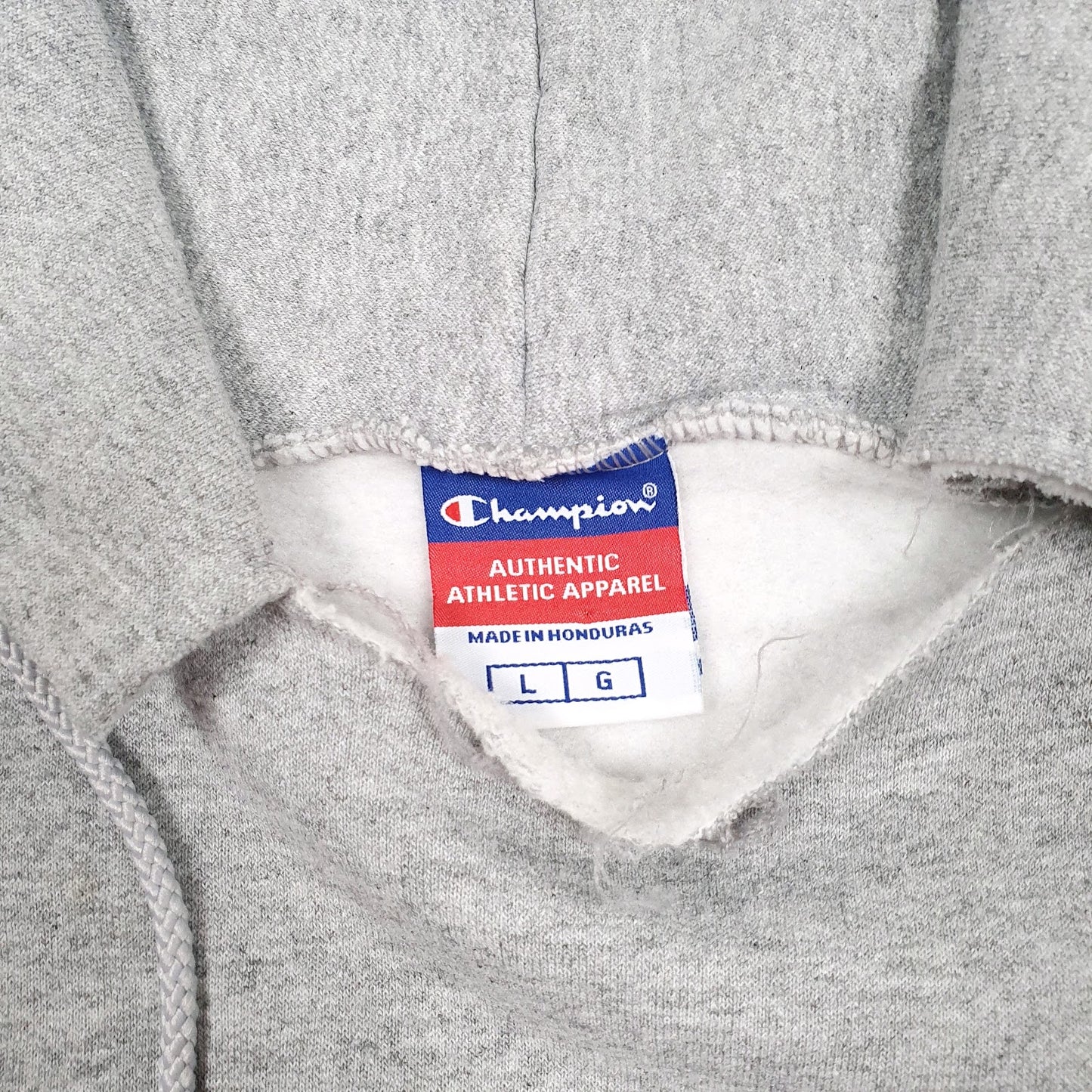 Mens Grey Champion  Hoodie Jumper