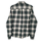 Mens Green Eddie Bauer Flannel  Shirt