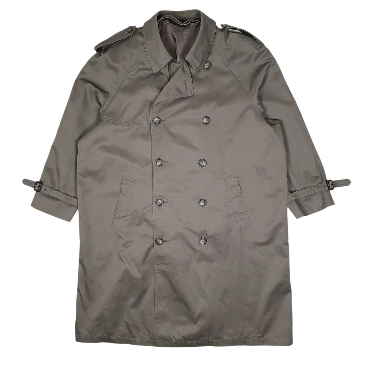 Mens Grey Ralph Lauren Double Breasted  Coat