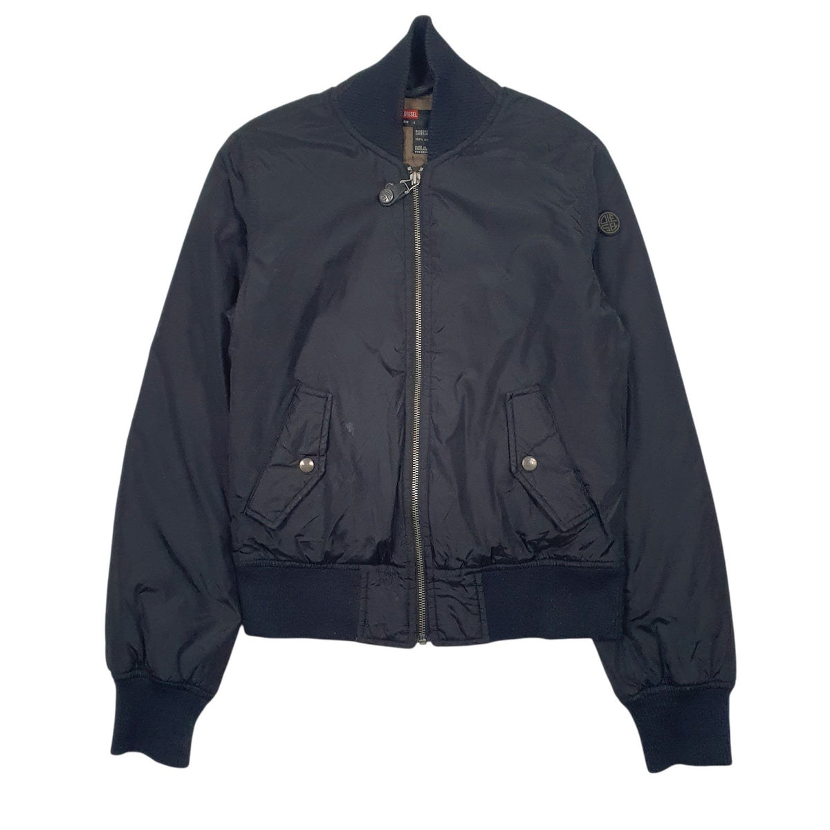 Womens Black Diesel   Coat