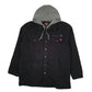Mens Black Wrangler Hoodie Chore  Coat