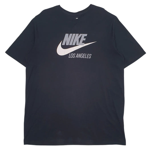 Mens Black Nike Spellout Los Angeles Short Sleeve T Shirt