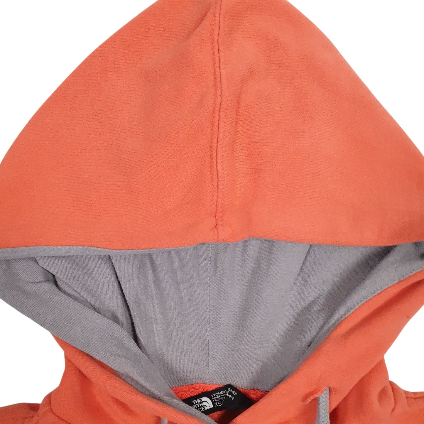 Womens Orange The North Face Spellout Hoodie Jumper