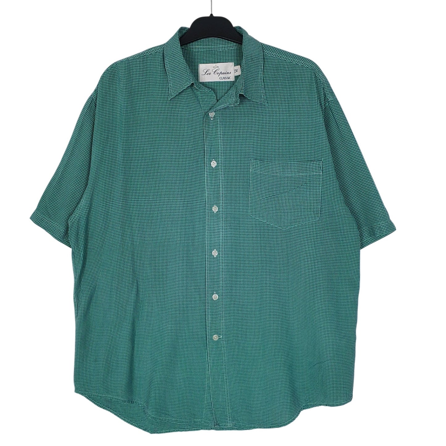 Mens Green Les Copains  Short Sleeve Shirt