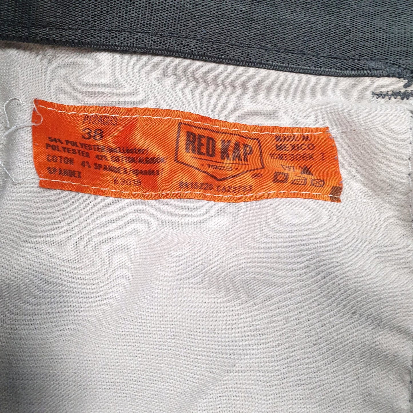 Mens Grey Red Kap Workwear Double Knee  Trousers