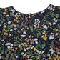 Womens Black M&S Floral Blouse  T Shirt