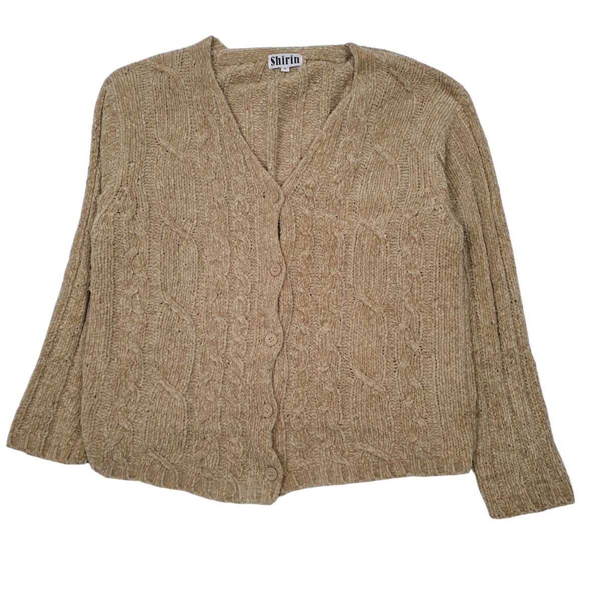 Womens Beige Shirin Knit Cardigan Jumper