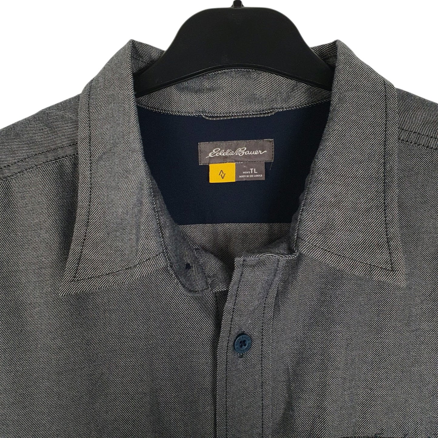 Mens Grey Eddie Bauer Heavyweight  Shirt