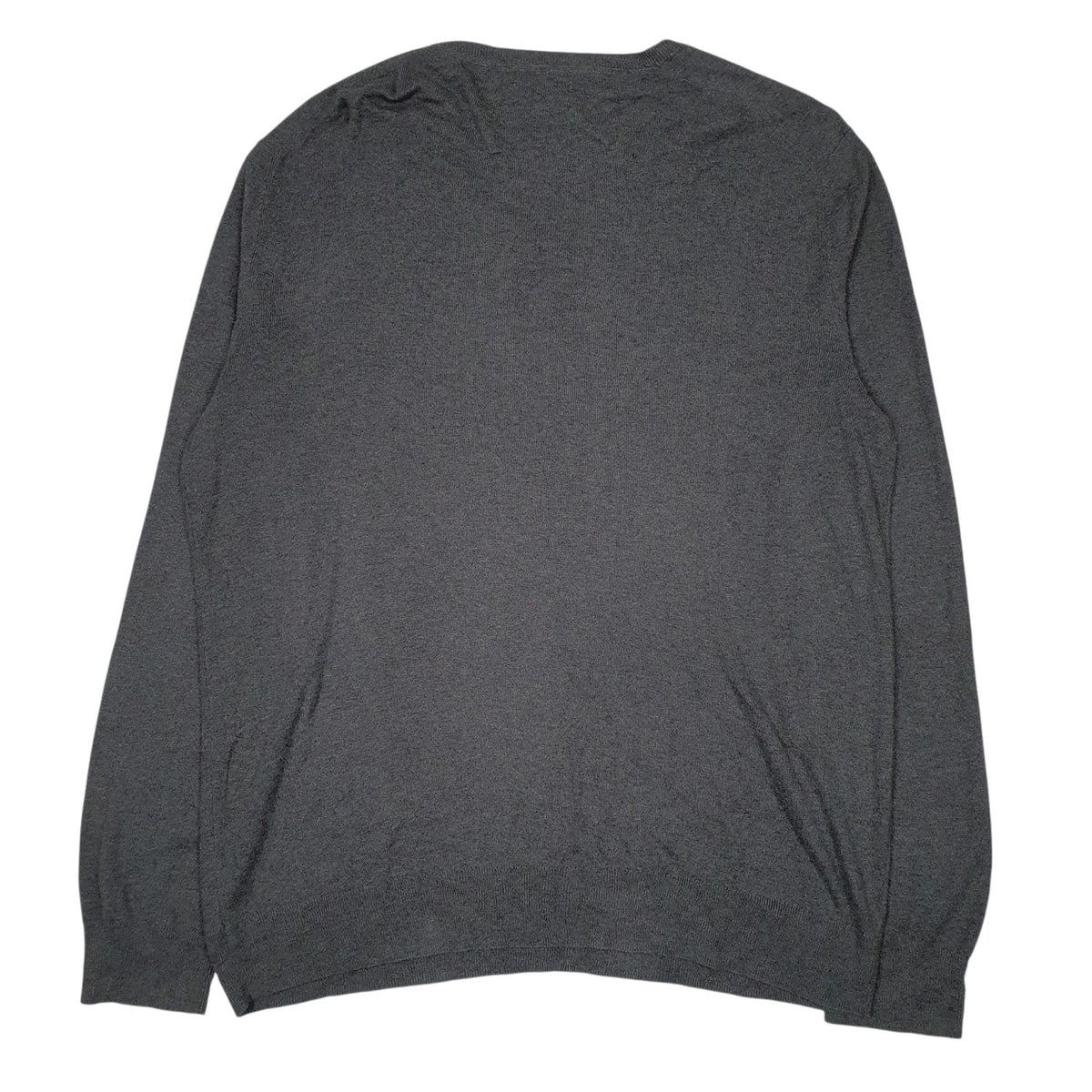 Mens Grey Calvin Klein  V Neck Jumper