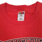 Mens Red Fruit Of The Loom Vintage 00s Williamsburg State Playoffs  T Shirt
