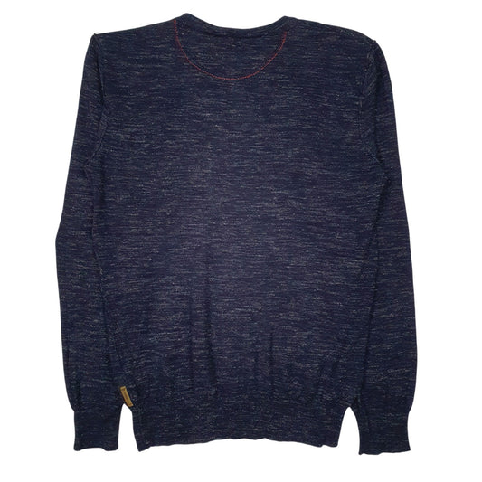 Womens Navy Armani  Crewneck Jumper